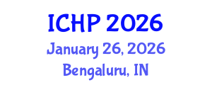 International Conference on Hadron Physics (ICHP) January 26, 2026 - Bengaluru, India International Conference on Hadron Physics (ICHP) January 26, 2026 - Bengaluru, India