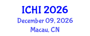 International Conference on Haematology and Immunology (ICHI) December 09, 2026 - Macau, China International Conference on Haematology and Immunology (ICHI) December 09, 2026 - Macau, China
