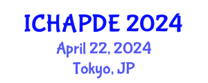 International Conference on Harmonic Analysis and Partial Differential Equations (ICHAPDE) April 22, 2024 - Tokyo, Japan