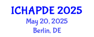 International Conference on Harmonic Analysis and Partial Differential Equations (ICHAPDE) May 20, 2025 - Berlin, Germany