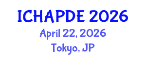 International Conference on Harmonic Analysis and Partial Differential Equations (ICHAPDE) April 22, 2026 - Tokyo, Japan