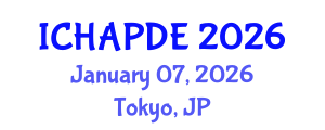 International Conference on Harmonic Analysis and Partial Differential Equations (ICHAPDE) January 07, 2026 - Tokyo, Japan