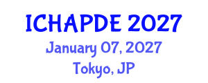 International Conference on Harmonic Analysis and Partial Differential Equations (ICHAPDE) January 07, 2027 - Tokyo, Japan International Conference on Harmonic Analysis and Partial Differential Equations (ICHAPDE) January 07, 2027 - Tokyo, Japan