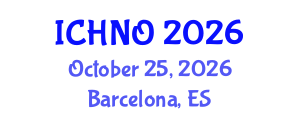 International Conference on Head and Neck Oncology (ICHNO) October 25, 2026 - Barcelona, Spain