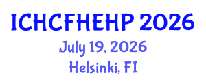 International Conference on Health Care Reform, Health Economics and Health Policy (ICHCFHEHP) July 19, 2026 - Helsinki, Finland