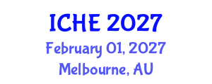 International Conference on Health Education (ICHE) February 01, 2027 - Melbourne, Australia International Conference on Health Education (ICHE) February 01, 2027 - Melbourne, Australia