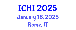 International Conference on Health Informatics (ICHI) January 18, 2025 - Rome, Italy