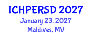 International Conference on Health, Physical Education, Recreation, Sport and Dance (ICHPERSD) January 23, 2027 - Maldives, Maldives International Conference on Health, Physical Education, Recreation, Sport and Dance (ICHPERSD) January 23, 2027 - Maldives, Maldives