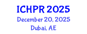 International Conference on Health Psychology and Rehabilitation (ICHPR) December 20, 2025 - Dubai, United Arab Emirates