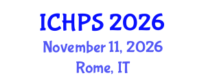 International Conference on Health Psychology and Stress (ICHPS) November 11, 2026 - Rome, Italy