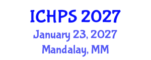 International Conference on Health Psychology and Stress (ICHPS) January 23, 2027 - Mandalay, Myanmar International Conference on Health Psychology and Stress (ICHPS) January 23, 2027 - Mandalay, Myanmar