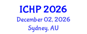 International Conference on Health Psychology (ICHP) December 02, 2026 - Sydney, Australia International Conference on Health Psychology (ICHP) December 02, 2026 - Sydney, Australia