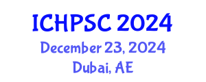 International Conference on Health Psychology, Stress and Coping (ICHPSC) December 23, 2024 - Dubai, United Arab Emirates