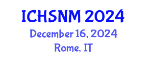 International Conference on Health Sciences, Nursing and Midwifery (ICHSNM) December 16, 2024 - Rome, Italy