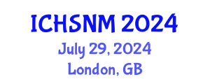 International Conference on Health Sciences, Nursing and Midwifery (ICHSNM) July 29, 2024 - London, United Kingdom
