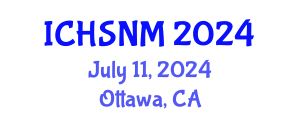 International Conference on Health Sciences, Nursing and Midwifery (ICHSNM) July 11, 2024 - Ottawa, Canada