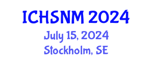 International Conference on Health Sciences, Nursing and Midwifery (ICHSNM) July 15, 2024 - Stockholm, Sweden