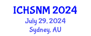 International Conference on Health Sciences, Nursing and Midwifery (ICHSNM) July 29, 2024 - Sydney, Australia