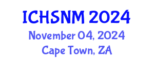 International Conference on Health Sciences, Nursing and Midwifery (ICHSNM) November 04, 2024 - Cape Town, South Africa