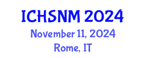 International Conference on Health Sciences, Nursing and Midwifery (ICHSNM) November 11, 2024 - Rome, Italy