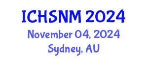 International Conference on Health Sciences, Nursing and Midwifery (ICHSNM) November 04, 2024 - Sydney, Australia