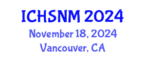 International Conference on Health Sciences, Nursing and Midwifery (ICHSNM) November 18, 2024 - Vancouver, Canada