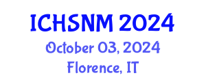 International Conference on Health Sciences, Nursing and Midwifery (ICHSNM) October 03, 2024 - Florence, Italy