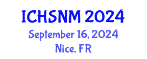 International Conference on Health Sciences, Nursing and Midwifery (ICHSNM) September 16, 2024 - Nice, France