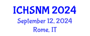 International Conference on Health Sciences, Nursing and Midwifery (ICHSNM) September 12, 2024 - Rome, Italy