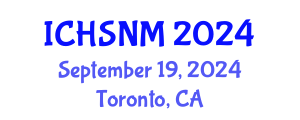 International Conference on Health Sciences, Nursing and Midwifery (ICHSNM) September 19, 2024 - Toronto, Canada