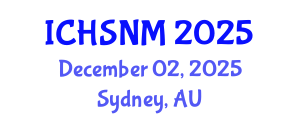 International Conference on Health Sciences, Nursing and Midwifery (ICHSNM) December 02, 2025 - Sydney, Australia
