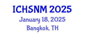 International Conference on Health Sciences, Nursing and Midwifery (ICHSNM) January 18, 2025 - Bangkok, Thailand