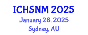 International Conference on Health Sciences, Nursing and Midwifery (ICHSNM) January 28, 2025 - Sydney, Australia