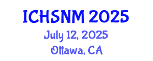 International Conference on Health Sciences, Nursing and Midwifery (ICHSNM) July 12, 2025 - Ottawa, Canada