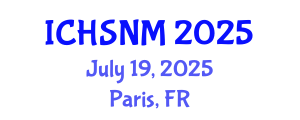 International Conference on Health Sciences, Nursing and Midwifery (ICHSNM) July 19, 2025 - Paris, France