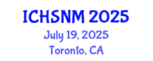 International Conference on Health Sciences, Nursing and Midwifery (ICHSNM) July 19, 2025 - Toronto, Canada