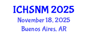 International Conference on Health Sciences, Nursing and Midwifery (ICHSNM) November 18, 2025 - Buenos Aires, Argentina