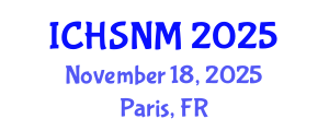 International Conference on Health Sciences, Nursing and Midwifery (ICHSNM) November 18, 2025 - Paris, France
