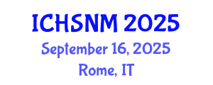 International Conference on Health Sciences, Nursing and Midwifery (ICHSNM) September 16, 2025 - Rome, Italy