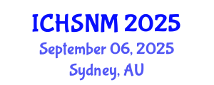 International Conference on Health Sciences, Nursing and Midwifery (ICHSNM) September 06, 2025 - Sydney, Australia
