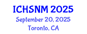 International Conference on Health Sciences, Nursing and Midwifery (ICHSNM) September 20, 2025 - Toronto, Canada
