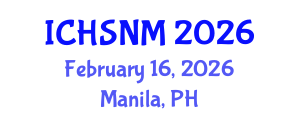 International Conference on Health Sciences, Nursing and Midwifery (ICHSNM) February 16, 2026 - Manila, Philippines International Conference on Health Sciences, Nursing and Midwifery (ICHSNM) February 16, 2026 - Manila, Philippines