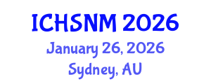 International Conference on Health Sciences, Nursing and Midwifery (ICHSNM) January 26, 2026 - Sydney, Australia International Conference on Health Sciences, Nursing and Midwifery (ICHSNM) January 26, 2026 - Sydney, Australia