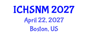 International Conference on Health Sciences, Nursing and Midwifery (ICHSNM) April 22, 2027 - Boston, United States