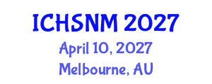 International Conference on Health Sciences, Nursing and Midwifery (ICHSNM) April 10, 2027 - Melbourne, Australia International Conference on Health Sciences, Nursing and Midwifery (ICHSNM) April 10, 2027 - Melbourne, Australia