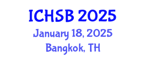 International Conference on Health, Sport and Bioscience (ICHSB) January 18, 2025 - Bangkok, Thailand
