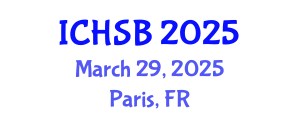 International Conference on Health, Sport and Bioscience (ICHSB) March 29, 2025 - Paris, France