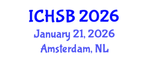 International Conference on Health, Sport and Bioscience (ICHSB) January 21, 2026 - Amsterdam, Netherlands