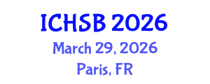 International Conference on Health, Sport and Bioscience (ICHSB) March 29, 2026 - Paris, France