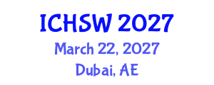 International Conference on Health, Sport and Well-Being (ICHSW) March 22, 2027 - Dubai, United Arab Emirates International Conference on Health, Sport and Well-Being (ICHSW) March 22, 2027 - Dubai, United Arab Emirates